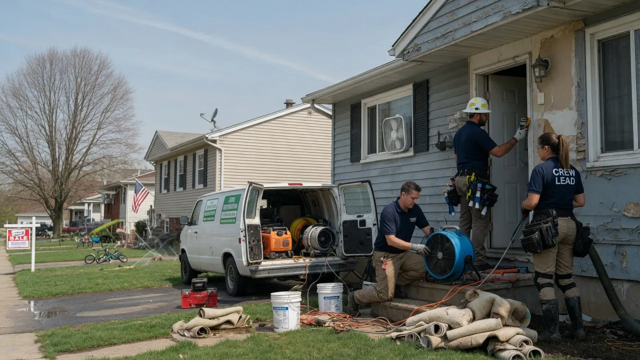 Flood Cleanup in Fostoria, OH near me